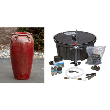 Amphora FNT3199 Ceramic Vase Complete Fountain Kit Vase Fountain Blue Thumb